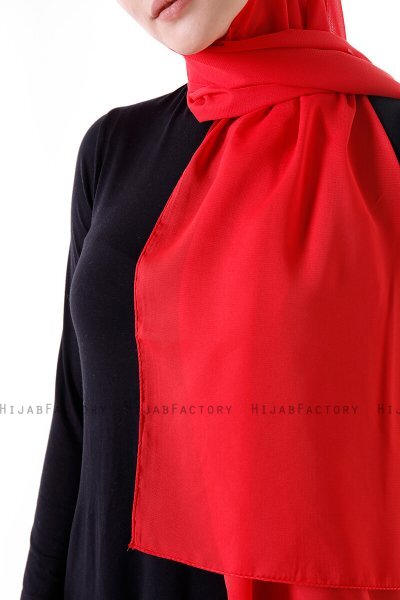 Hadise - Framboos Chiffon Hijab