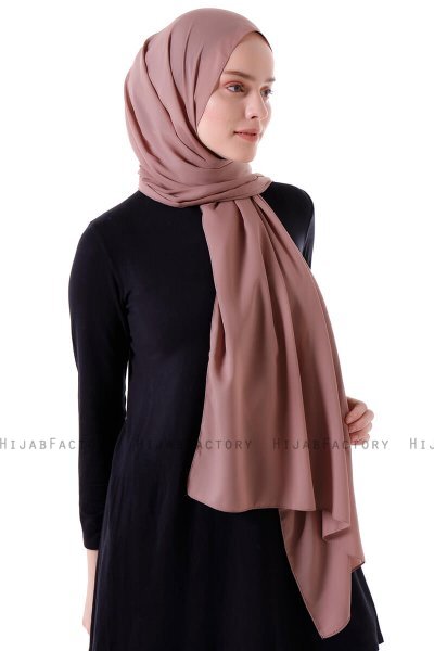 Hadise - Lichtbruin Chiffon Hijab