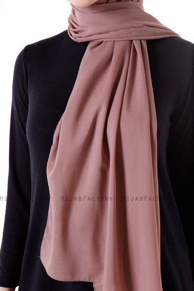 Hadise - Lichtbruin Chiffon Hijab