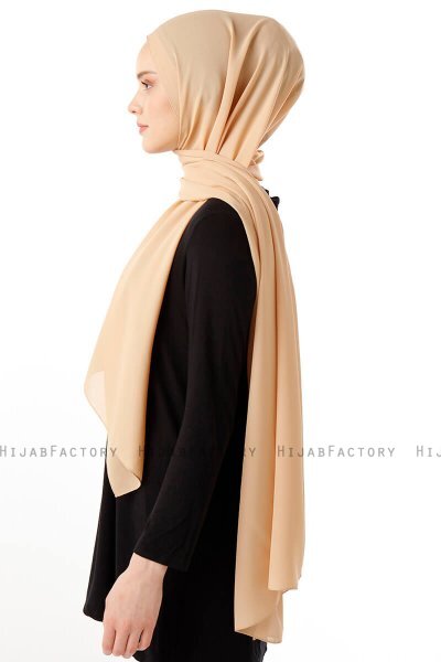 Hadise - Licht Mosterd Chiffon Hijab