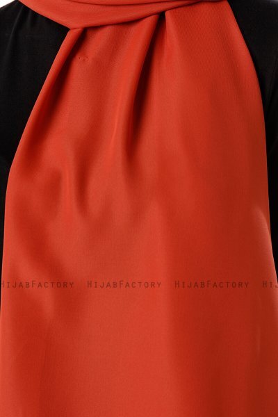 Hadise - Baksteenrood Chiffon Hijab