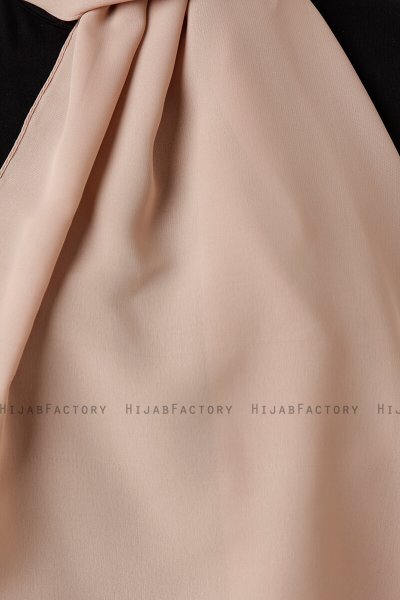 Hadise - Donker Beige Chiffon Hijab
