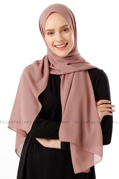 Hadise - Soft Berry Chiffon Hijab