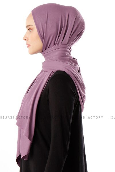 Neylan - Donkerpaars Basic Jersey Hijab