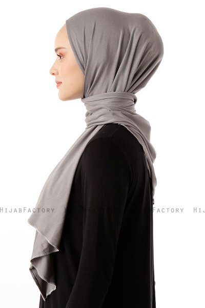 Neylan - Grijs Basic Jersey Hijab