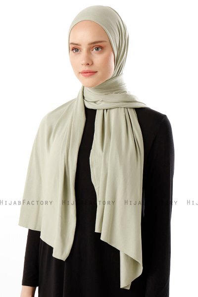 Neylan - Licht Groen Basic Jersey Hijab