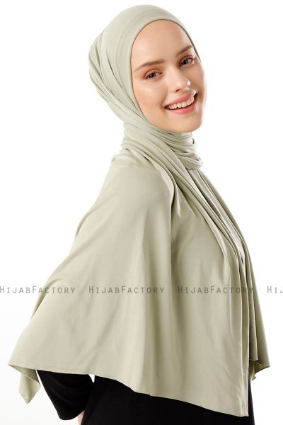Neylan - Licht Groen Basic Jersey Hijab