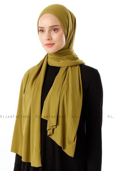 Neylan - Olijfgroen Basic Jersey Hijab