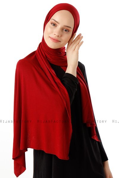 Neylan - Kastanjebruin Basic Jersey Hijab