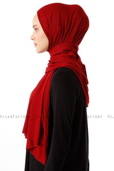 Neylan - Kastanjebruin Basic Jersey Hijab