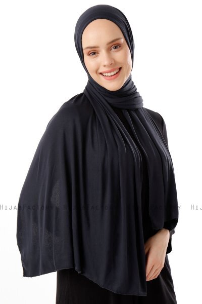 Neylan - Donker Marineblauw Basic Jersey Hijab