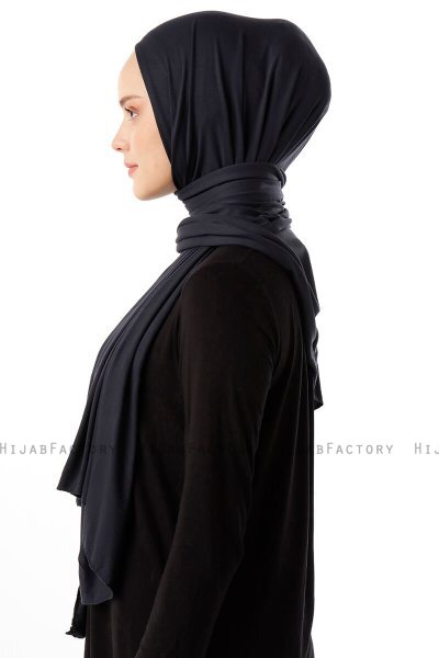 Neylan - Donker Marineblauw Basic Jersey Hijab