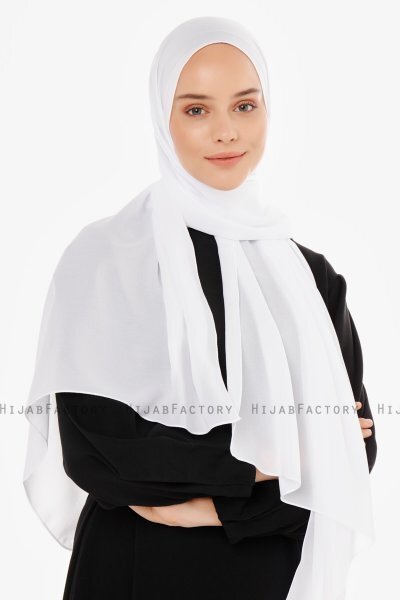 Esra - Wit Chiffon Hijab