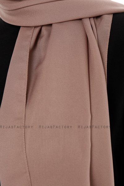 Esra - Donker Taupe Chiffon Hijab