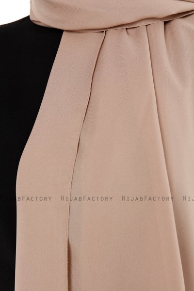 Esra - Licht Taupe Chiffon Hijab