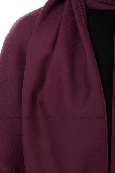 Esra - Donkerpaars Chiffon Hijab