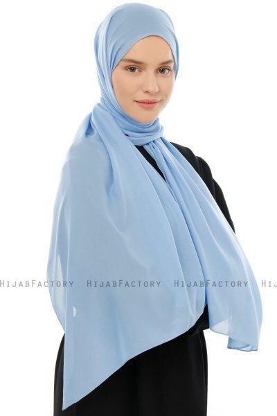 Esra - Lichtblauw Chiffon Hijab