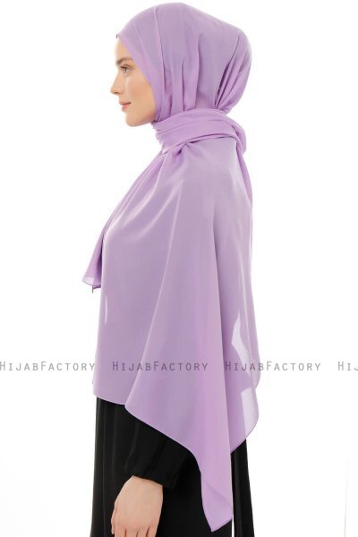 Esra - Lichtpaars Chiffon Hijab