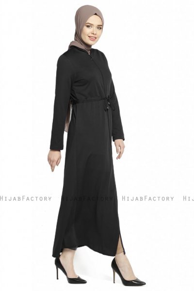 Emine - Zwart Abaya - Miss Cazibe