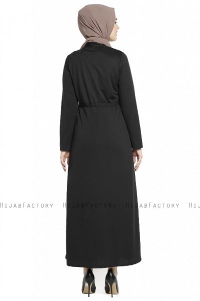 Emine - Zwart Abaya - Miss Cazibe