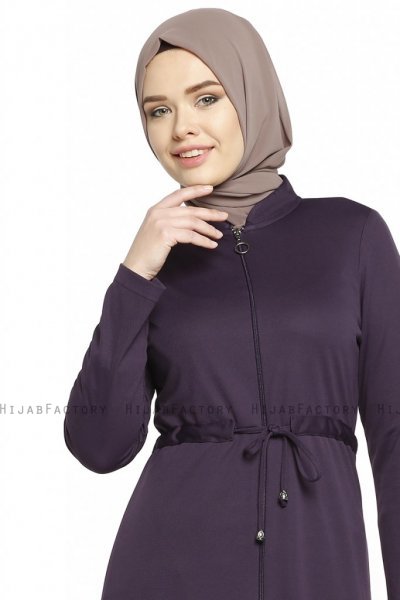 Emine - Purper Abaya - Miss Cazibe