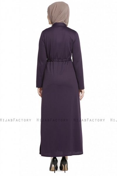 Emine - Purper Abaya - Miss Cazibe