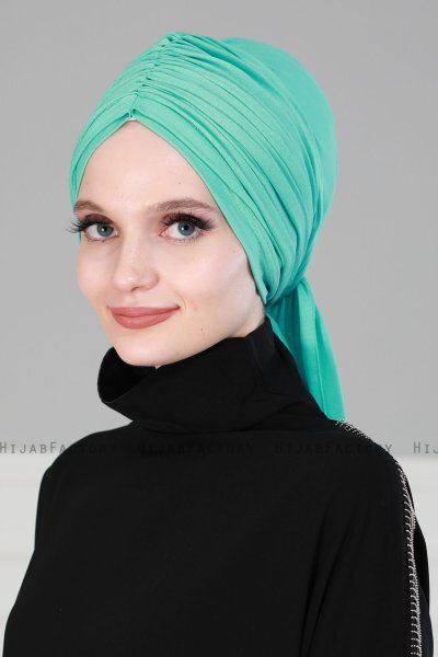 Amy - Turkoois Katoen Turban - Ayse Turban