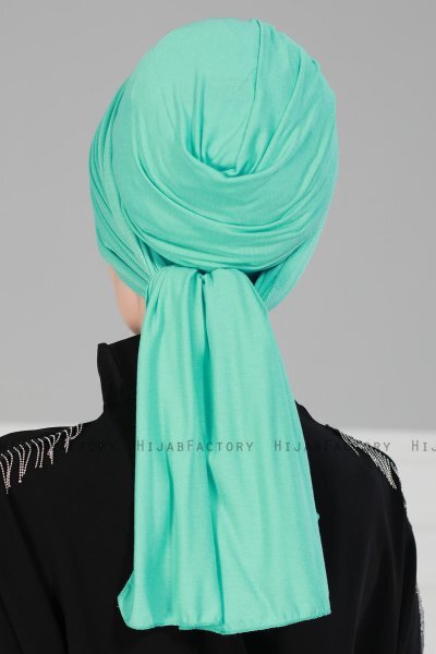 Amy - Turkoois Katoen Turban - Ayse Turban