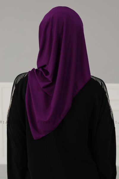 Amy - Purper Katoen Turban - Ayse Turban