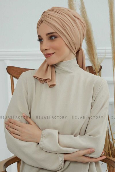 Amy - Sand Katoen Turban