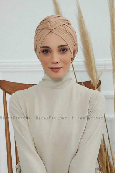Amy - Sand Katoen Turban
