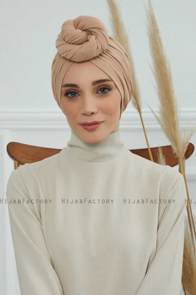Amy - Sand Katoen Turban