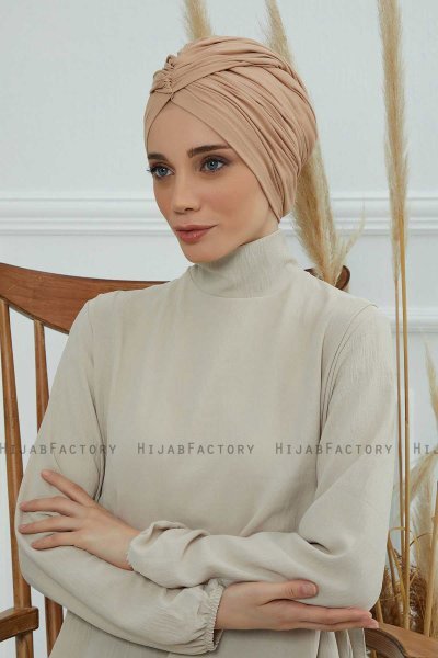 Amy - Sand Katoen Turban