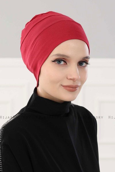 Stella - Bordeaux Katoen Turban
