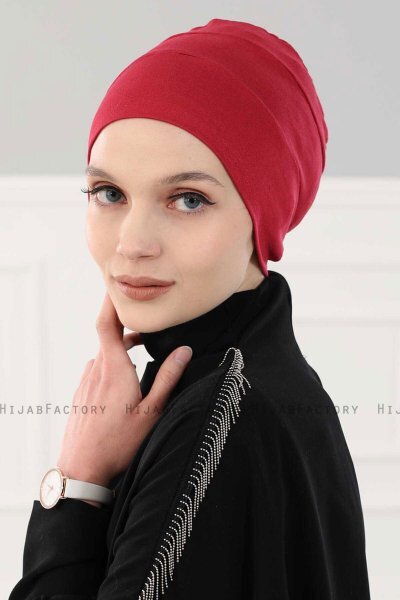 Stella - Bordeaux Katoen Turban