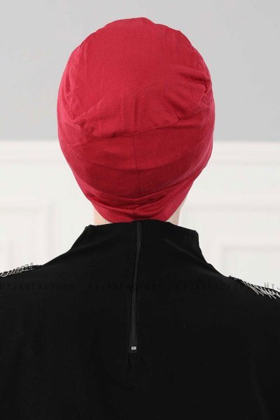 Stella - Bordeaux Katoen Turban