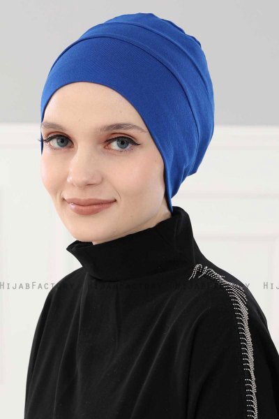 Stella - Blauw Katoen Turban