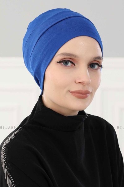 Stella - Blauw Katoen Turban