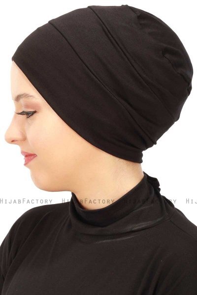 Stella - Zwart Katoen Turban