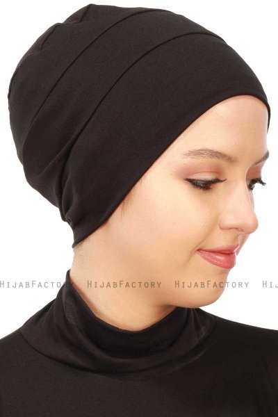Stella - Zwart Katoen Turban