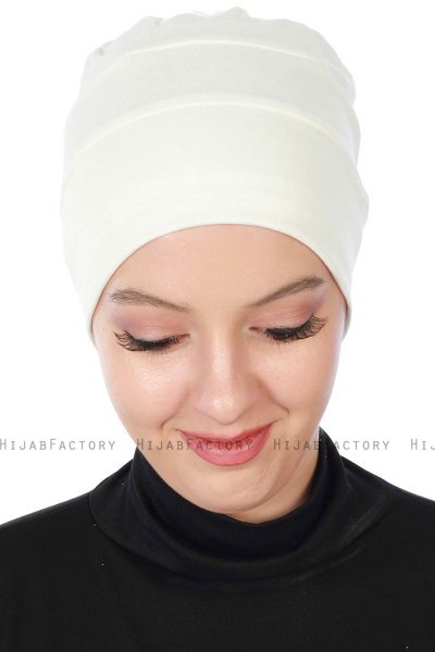 Stella - Creme Katoen Turban