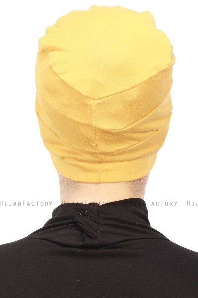 Stella - Mosterd Katoen Turban
