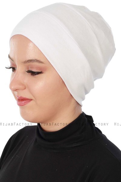 Stella - Wit Katoen Turban