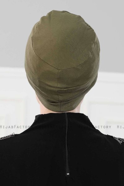 Stella - Khaki Katoen Turban