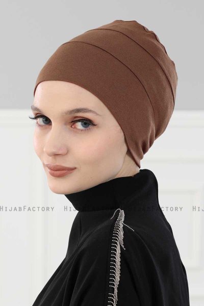 Stella - Caramel Katoen Turban
