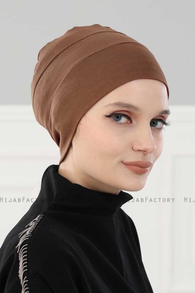 Stella - Caramel Katoen Turban