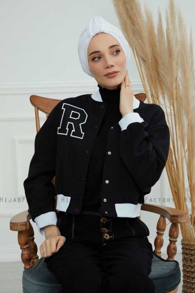 Laura - Wit Katoen Turban