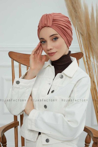 Laura - Zalm Katoen Turban