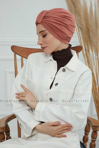 Laura - Zalm Katoen Turban