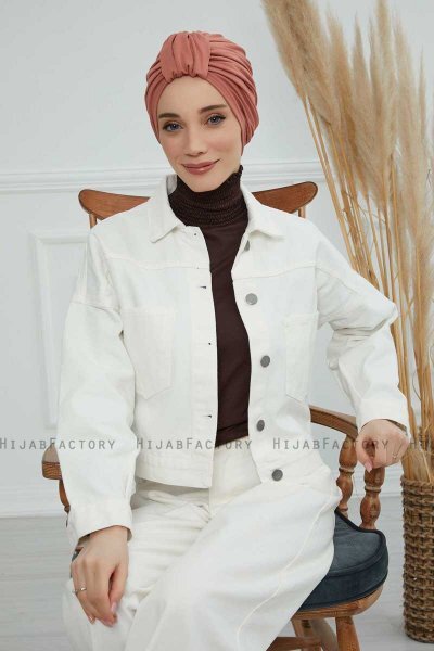 Laura - Zalm Katoen Turban